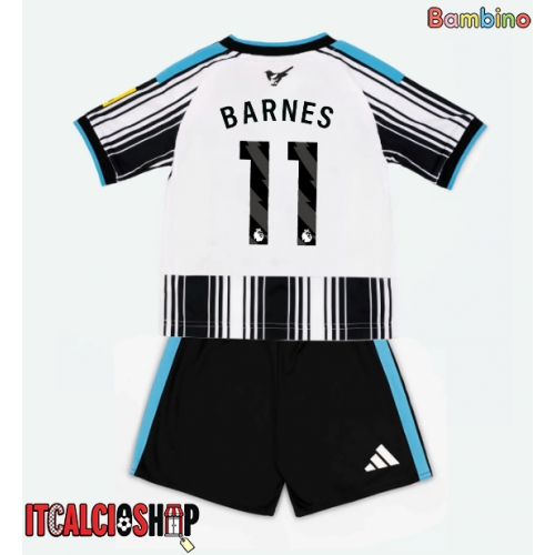 Newcastle United Harvey Barnes #11 Prima Maglia Bambino 2026-27 Manica Corta (+ Pantaloni corti)